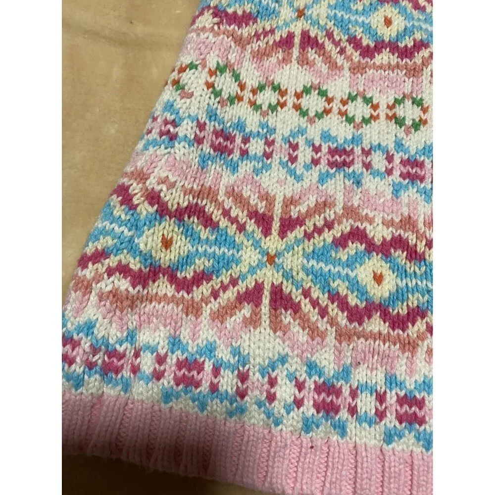 Oshkosh Knit Colorful Cozy Sweater Dress 9M